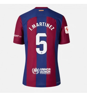 Maillot de foot Barcelona Inigo Martinez #5 Domicile Femmes 2023-24 Manches Courte